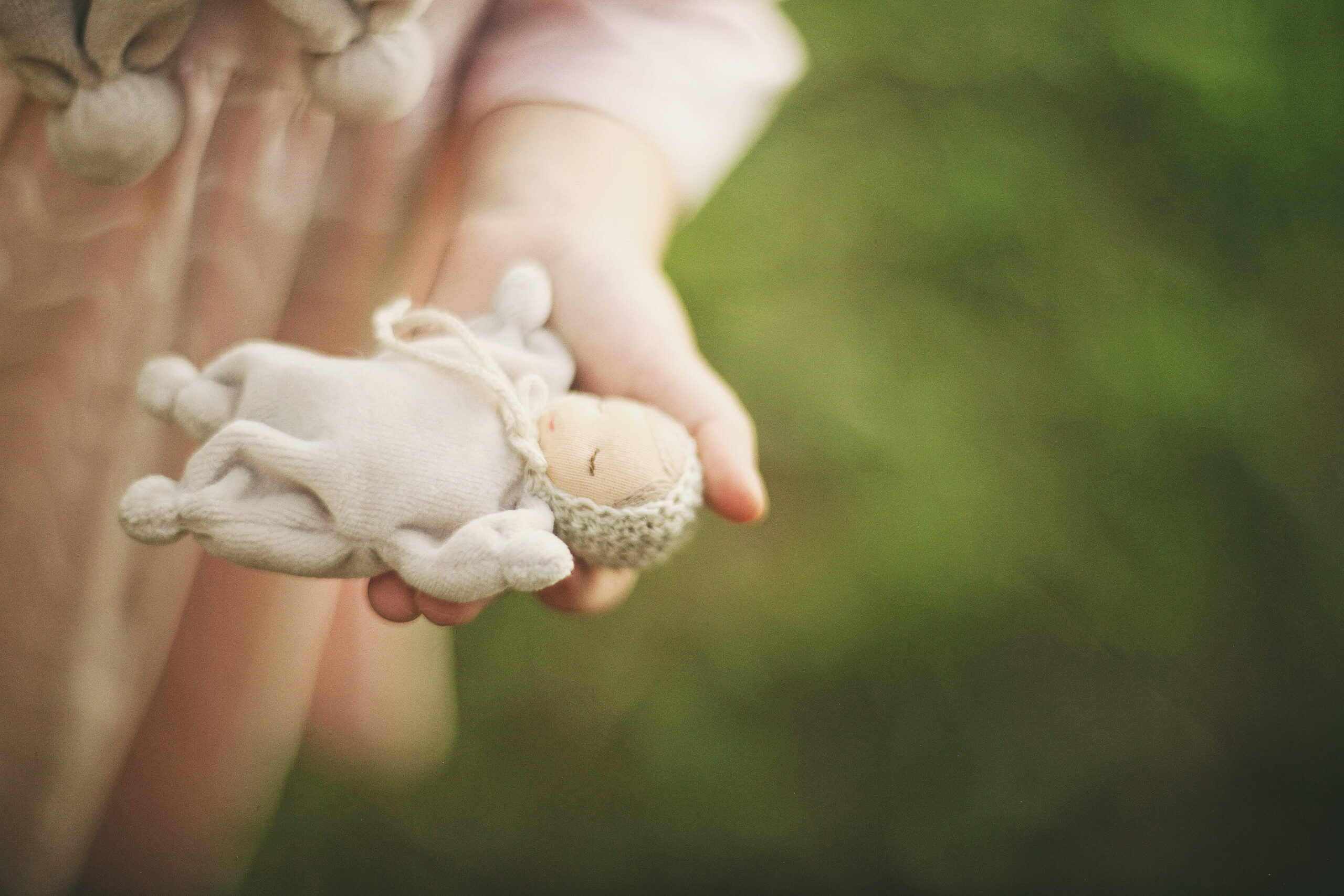 Small Waldorf doll, Pocket doll, Handmade doll 8 Mini Waldorf doll