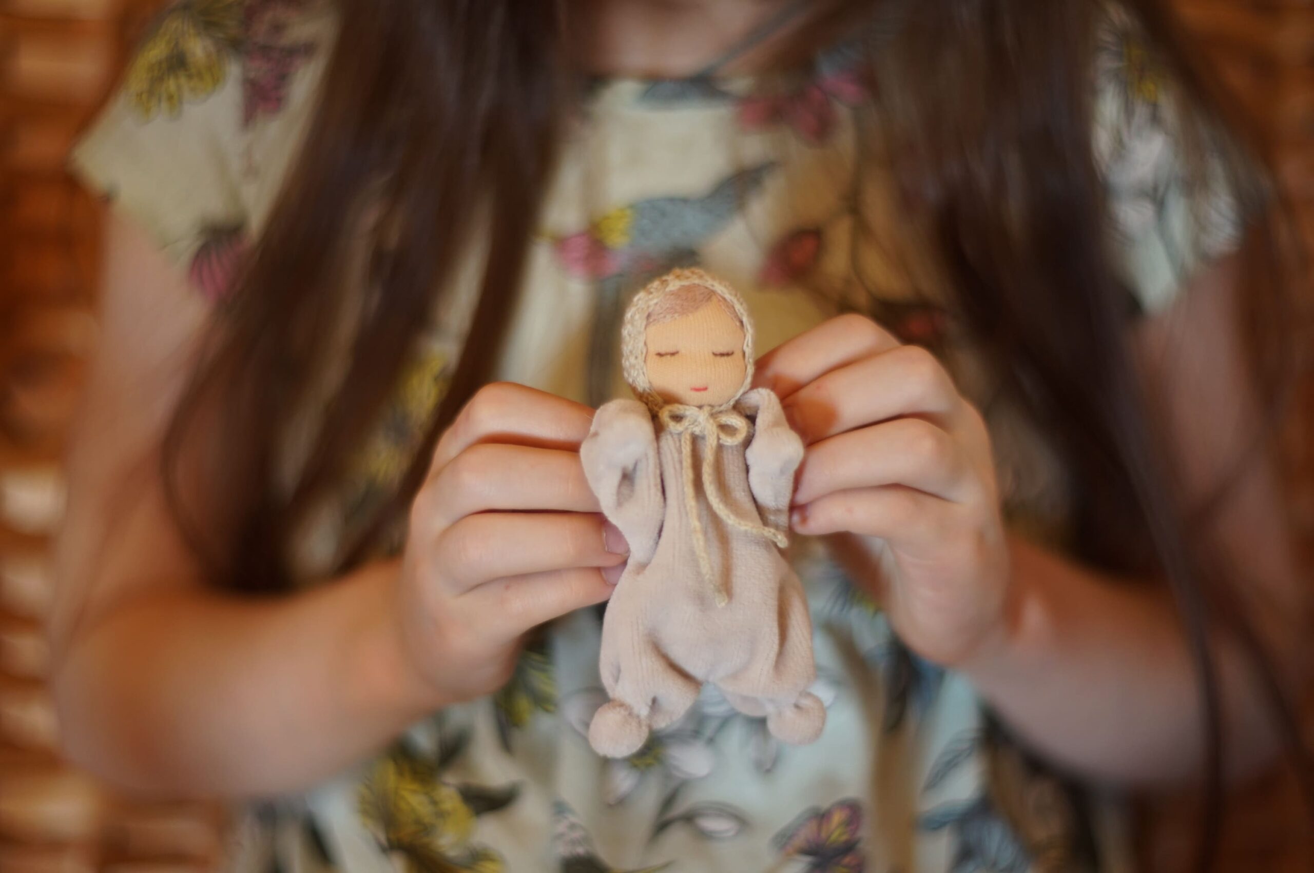 Small Waldorf doll, Pocket doll, Handmade doll 5 Small Waldorf doll