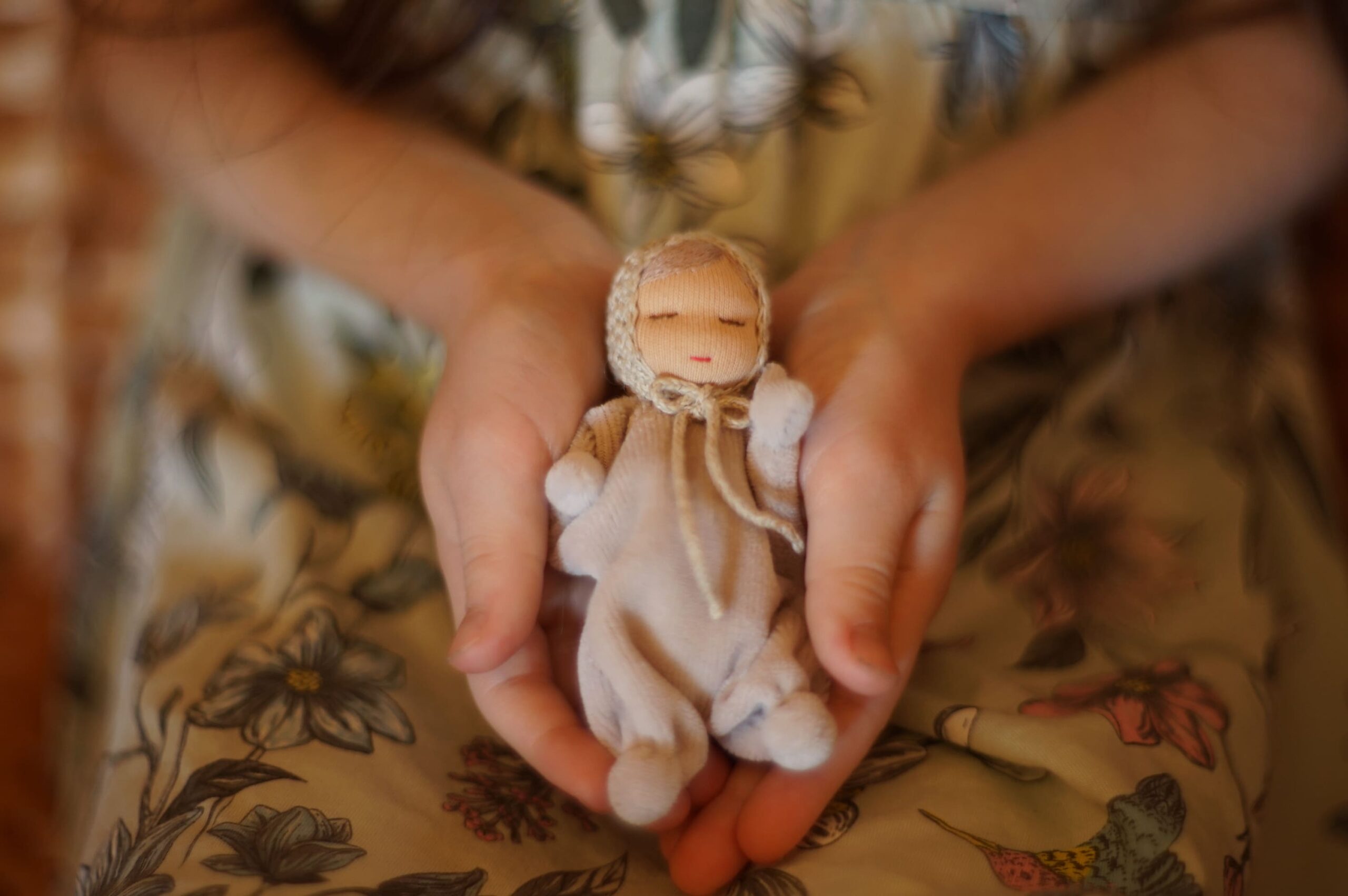 Small Waldorf doll, Pocket doll, Handmade doll 4 mini Waldorf doll