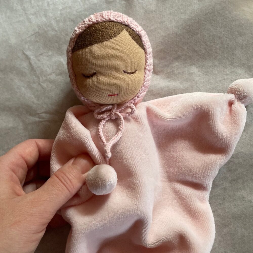 Waldorf doll, Soft baby doll, First baby doll 5 Waldorf doll brunette