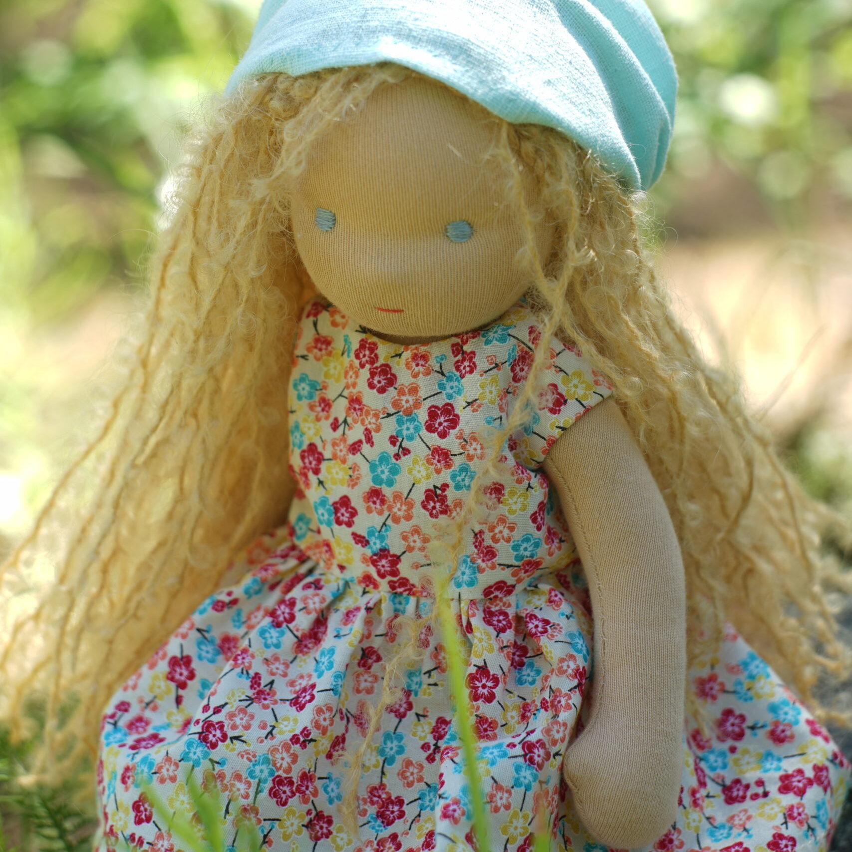 Waldorf doll with clothes, Soft sculpture doll, Organic doll 10 Waldorf doll