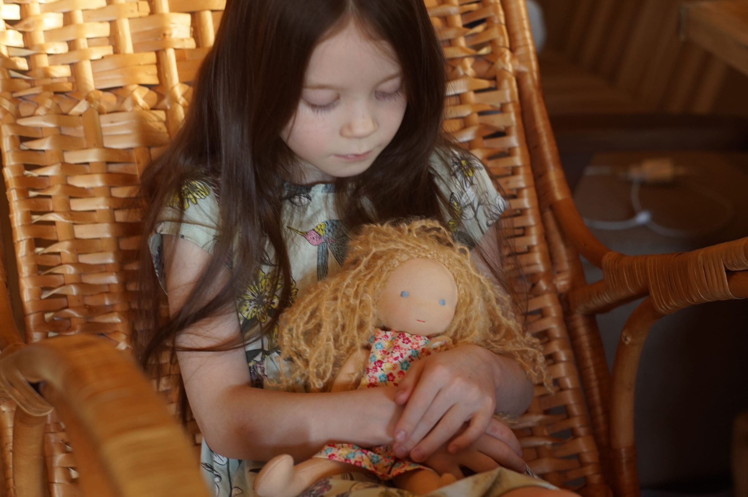 Waldorf doll with clothes, Soft sculpture doll, Organic doll 15 Waldorf doll with clothes, Waldorf inspired Soft sculpture doll, Handmade Organic doll, Natural fiber doll