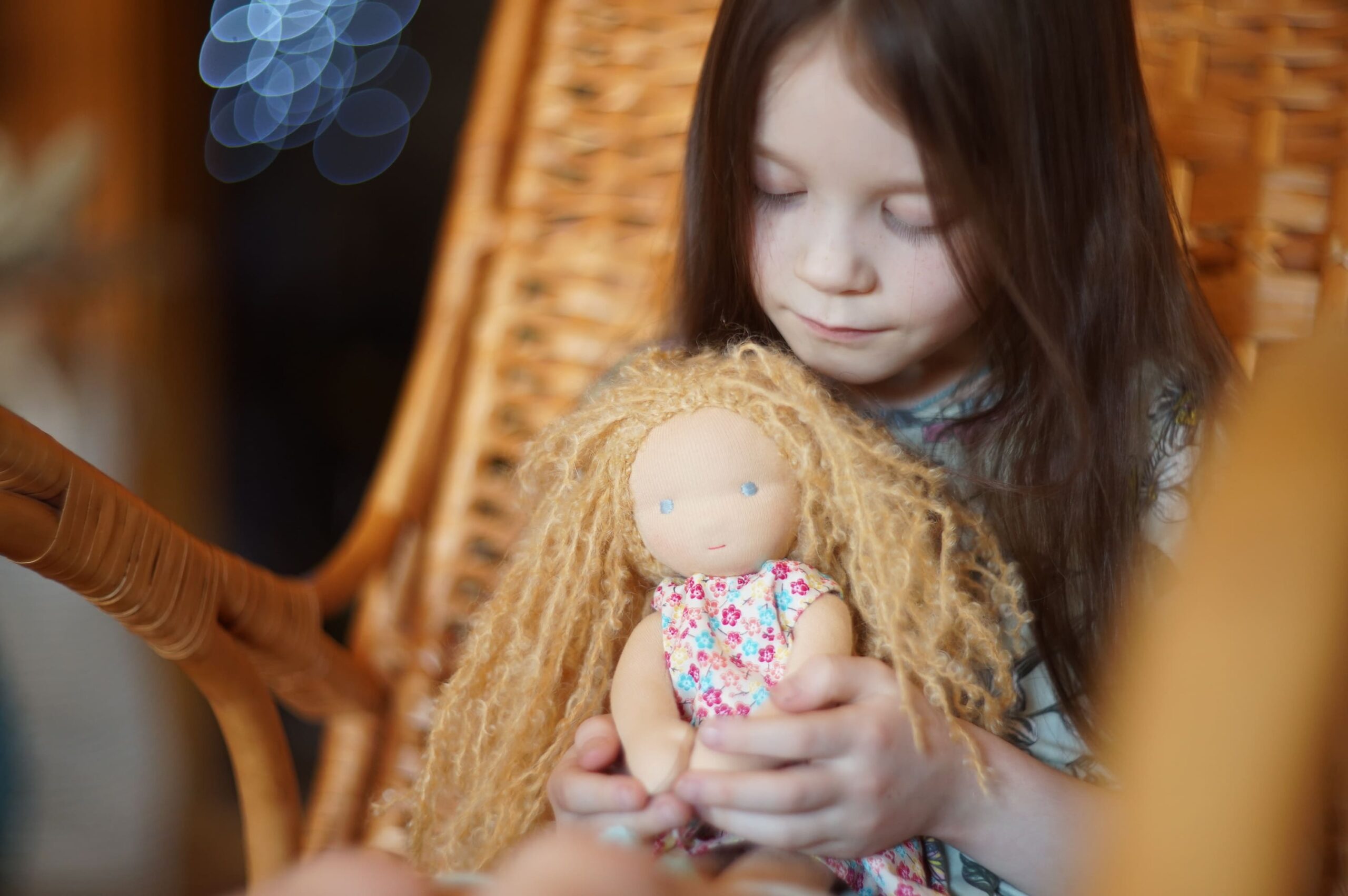 Waldorf doll with clothes, Soft sculpture doll, Organic doll 16 Waldorf doll with clothes
