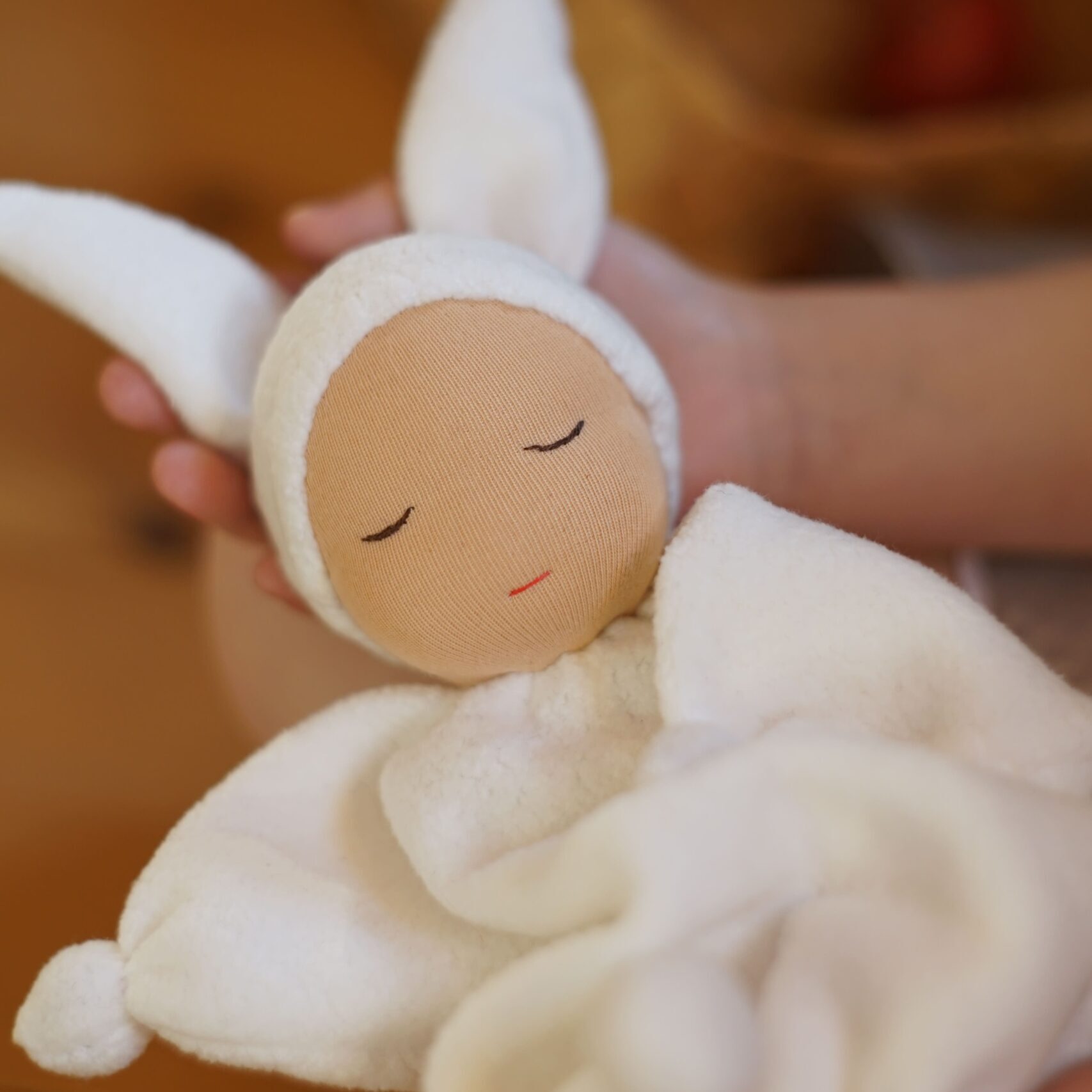 Waldorf Bunny Doll, Soft baby doll, Handmade organic doll 3 Waldorf Bunny Doll